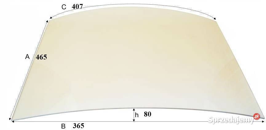 Szkło kominkowe koza PICARD szyba gięta panorama małopolskie Skawina sprzedam