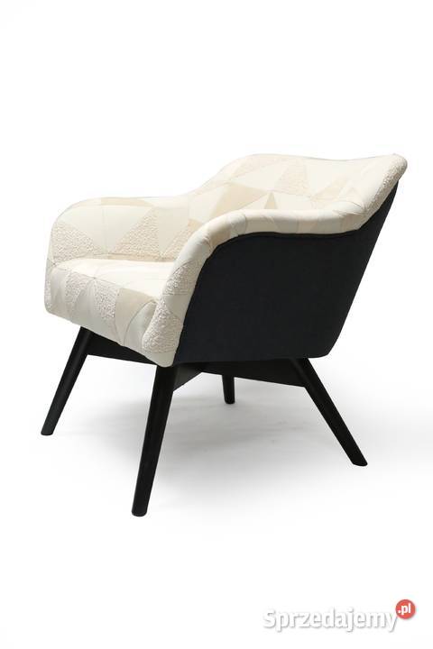 Fotel Patchwork Kubełkowy Retro Nowoczesny Fotele Kazimierz Biskupi