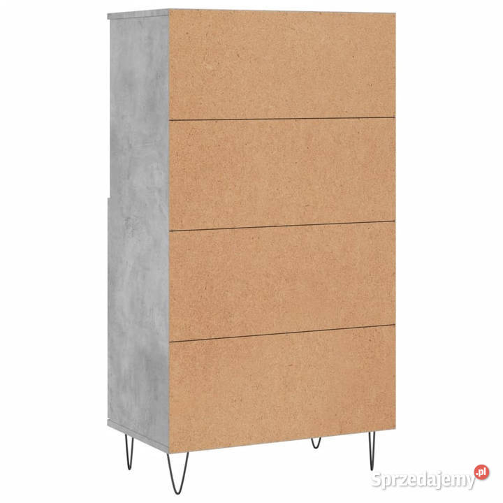 Wysoka szafka szarość betonu 60x36x110 WM831488 sprzedam