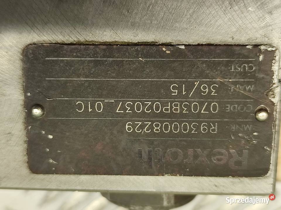 Zawór hydrauliczny R930002982 JCB 3CX Pozostałe wielkopolskie