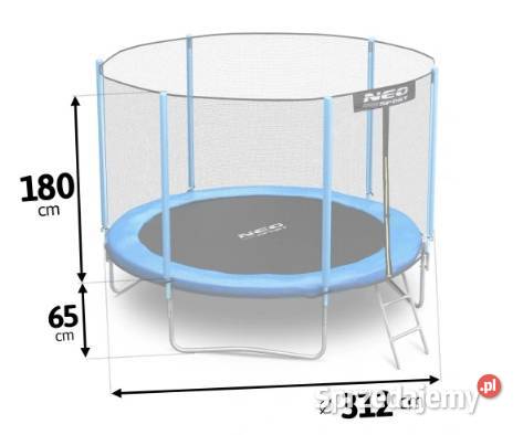 TRAMPOLINA OGRODOWA 10ft 312 z siatką zewnętrzną Opole