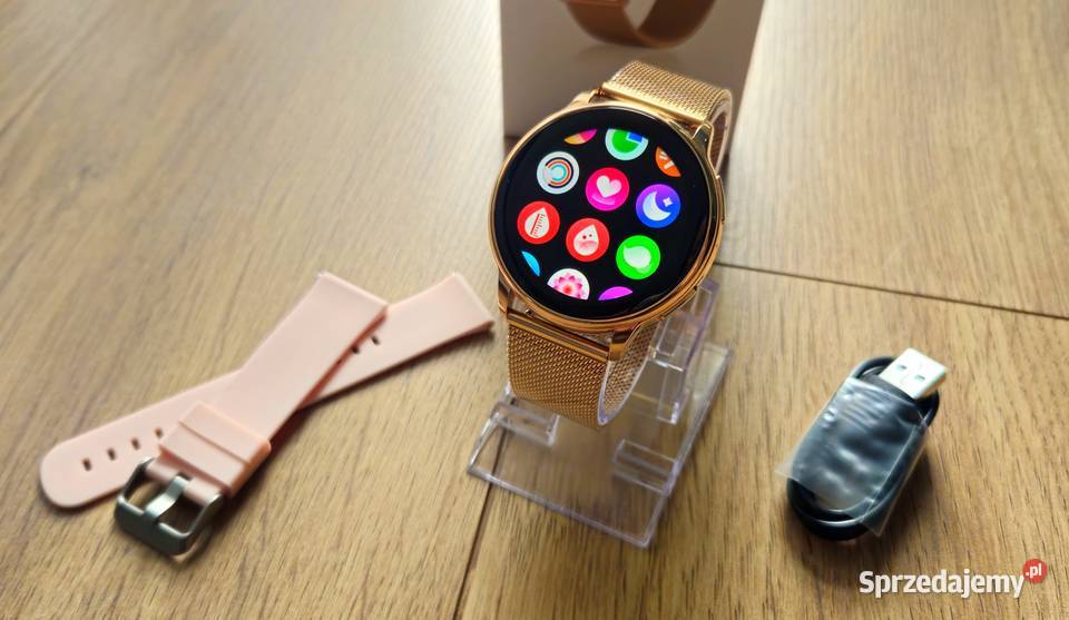 Stylowy Smartwatch Funkcjonalny Damski Zegarek Bydgoszcz