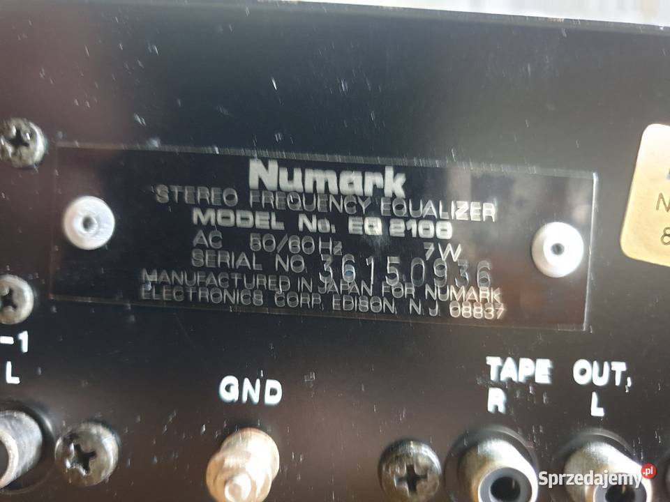 Numark korektor graficzny vintage Leżajsk