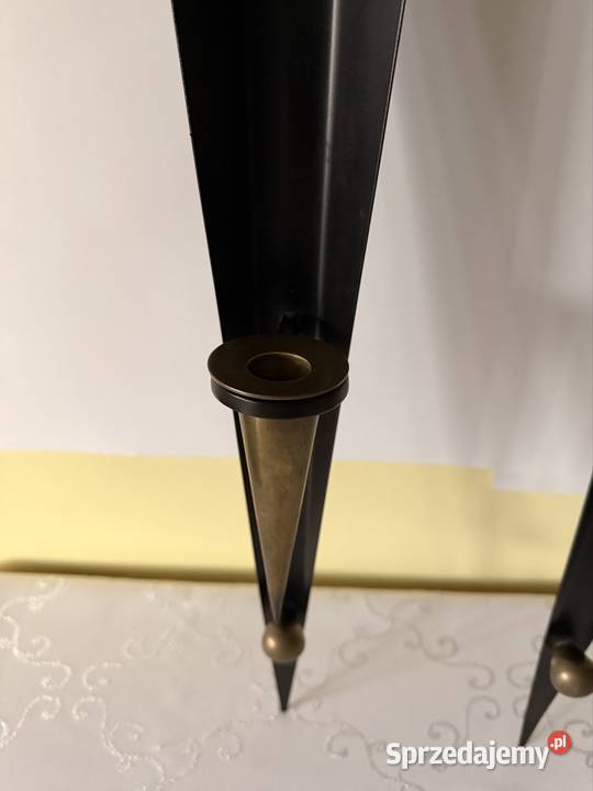 Świeczniki Ścienne Kinkiety Art Deco Vintage śląskie Czerwionka-Leszczyny