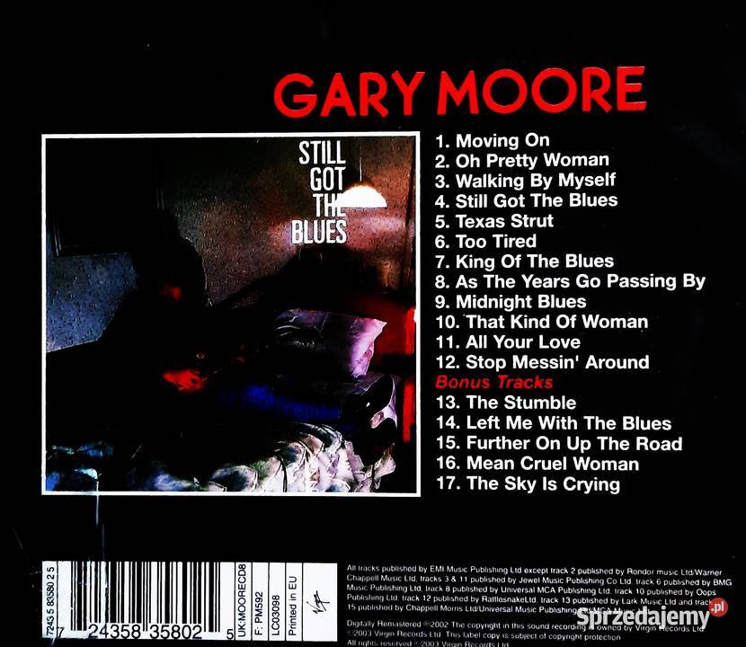 CD Nowa Sprzedam Album CD Gary Moore Still Got Poznań