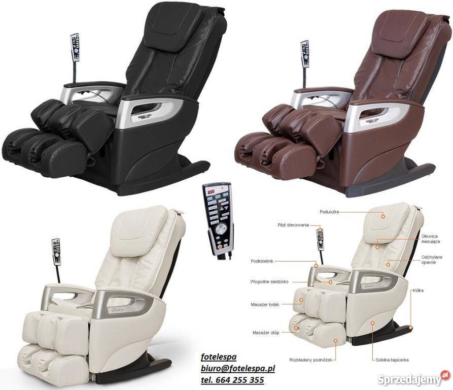 FOTEL MASUJĄCY DO masażu MILAN HIT Okazja Kępno