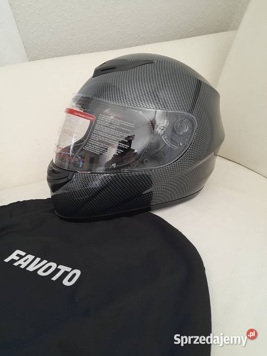 Kask motocyklowy Favoto kask integralny Przasnysz sprzedam