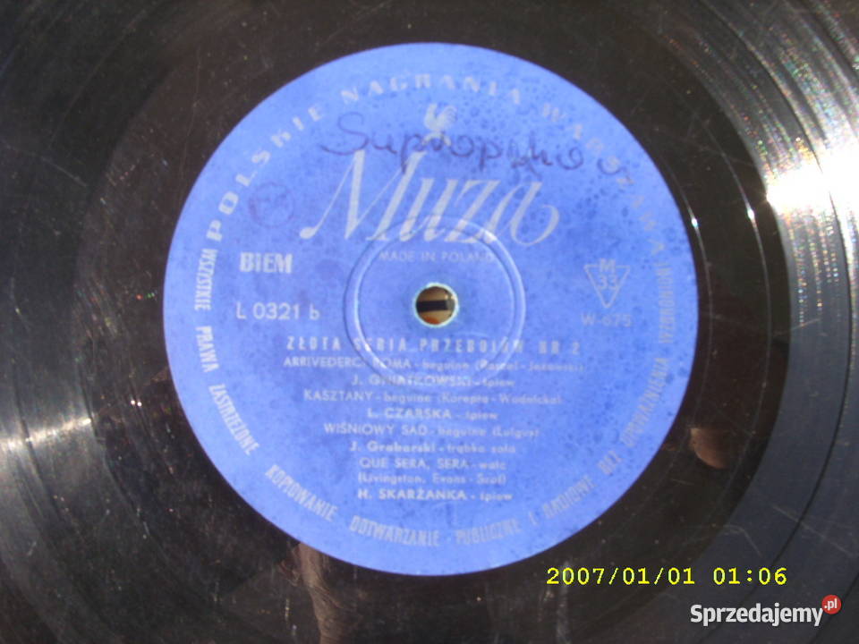 LP WINYL 10 33 obr Zlota seria przebojow 2 płyta winylowa Wołów