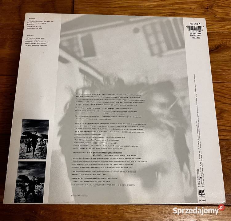 Płyta winylowa Sting The Dream Of The Blue Płyty i kasety małopolskie Kraków