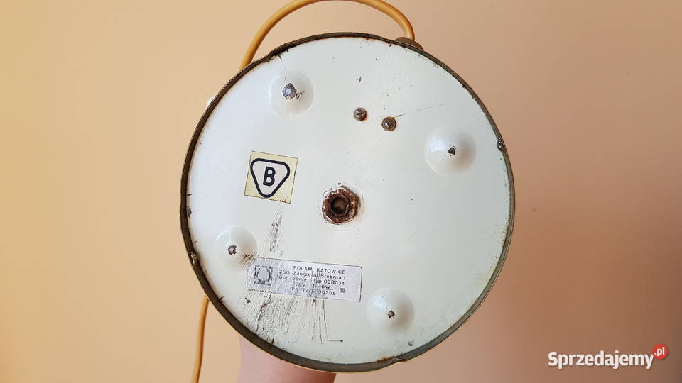 Lamp lampka nocna Polam Katowice PRL Dąbrowa Górnicza