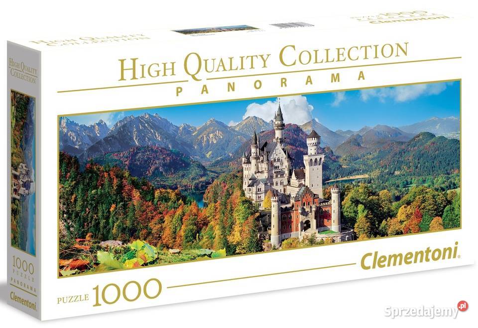 Puzzle Neuschwanstein Panorama 1000 el 14 lat+ Mogilany