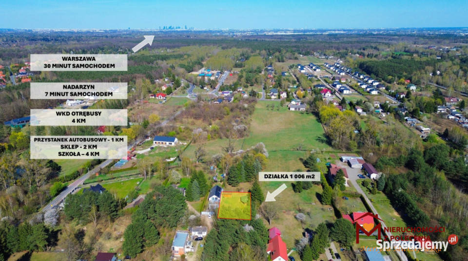 Grunt 1006m2 Strzeniówka Niecała