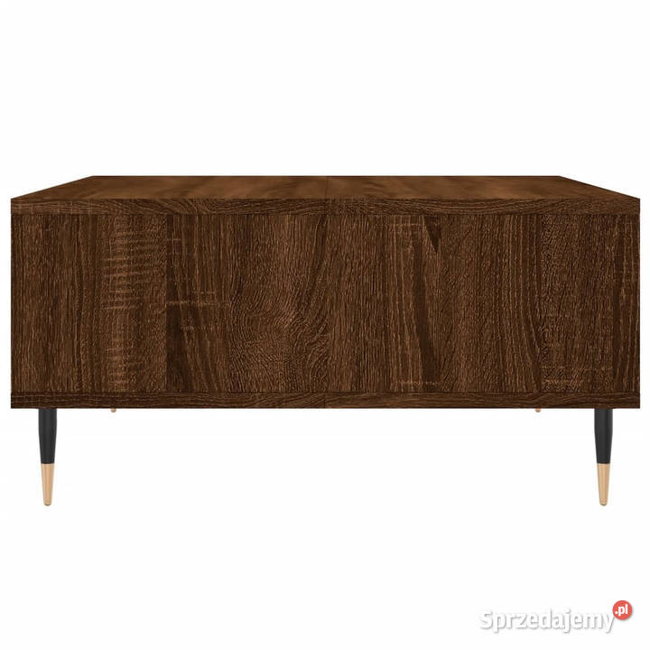 Stolik kawowy brązowy dąb 60x60x30 WM827035 mazowieckie