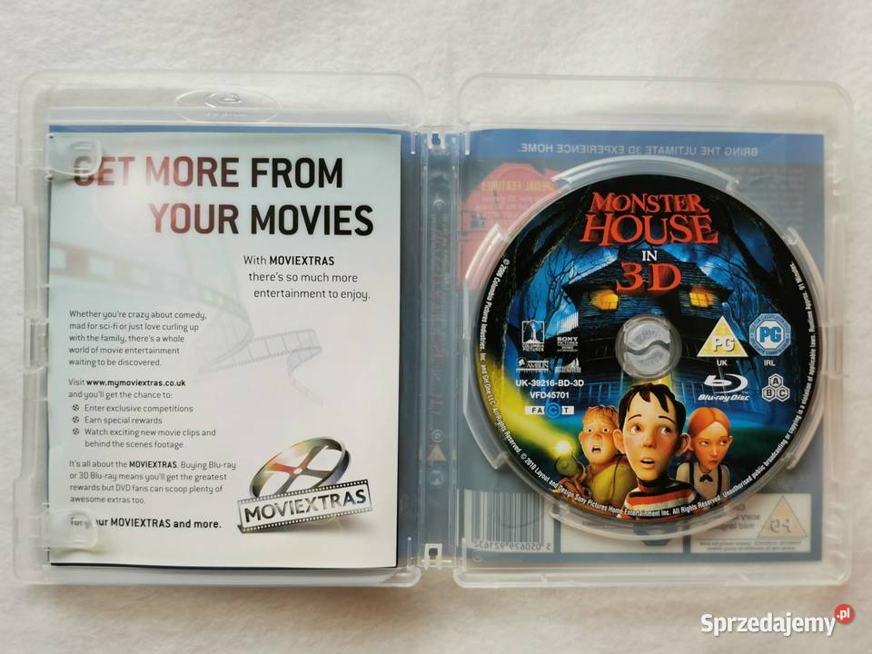 Monster House Straszny Dom BluRay 2D 3D 2006