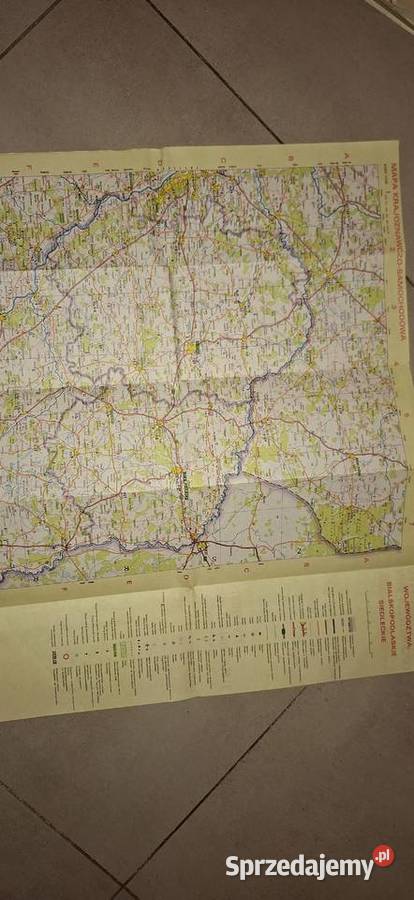 Mapa KrajSamochodowa Województw Bialskopodlaskie wielkopolskie Łęczyca