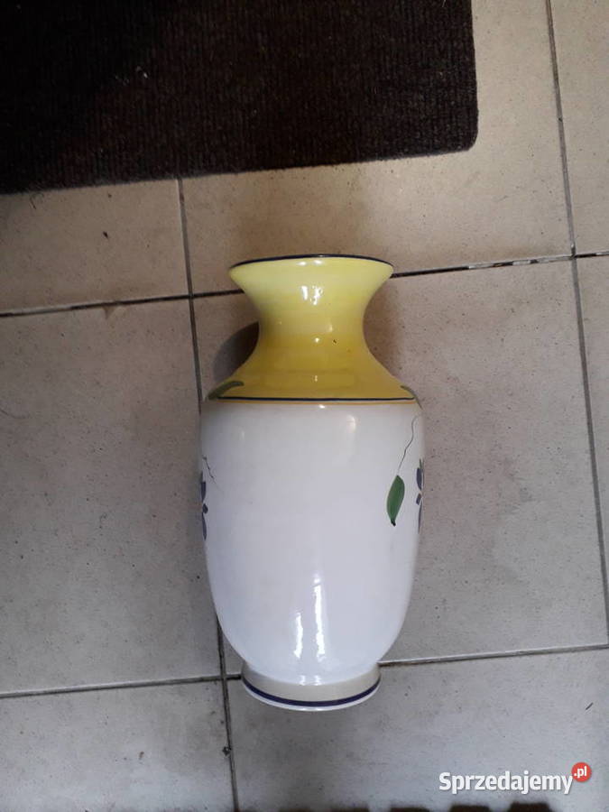 Wazon ręcznie malowany vintage mazowieckie Warszawa