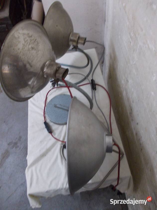 Stara lampa aluminiowa loft vintage Bielsko-Biała