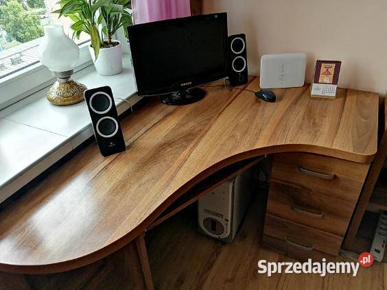 Komplet mebli młodzieżowych łózko biurko regał Kraków sprzedam