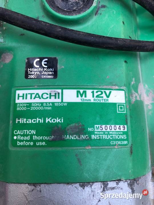 Hitachi M 12V frezarka 12mm japońska z frazami Poznań