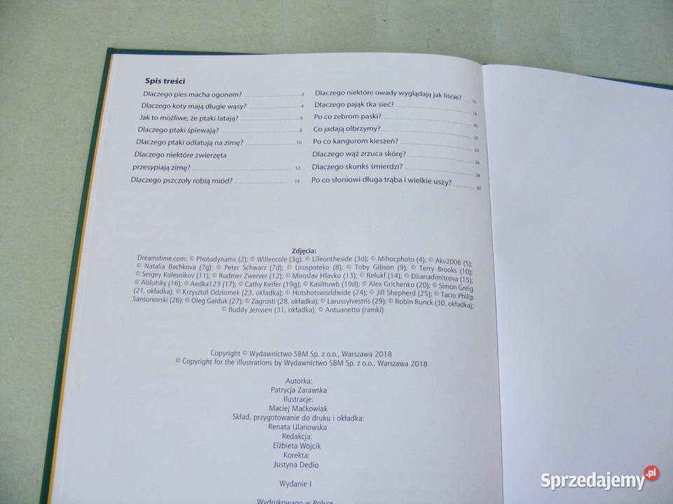 Świat zwierząt Tajemnice zwierząt Dlaczego Rok wydania 2009 Oborniki Śląskie