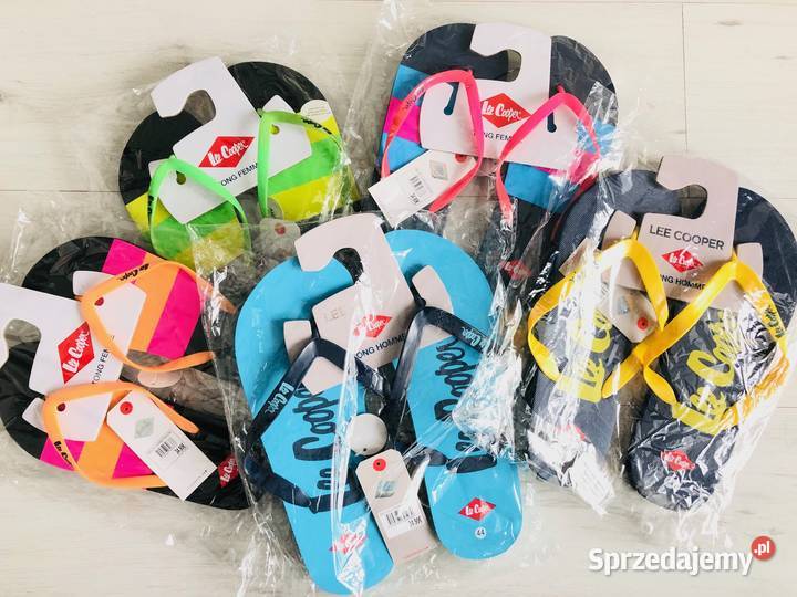 NOWE LEE COOPER japonki klapki damskie zielone Łódź sprzedam