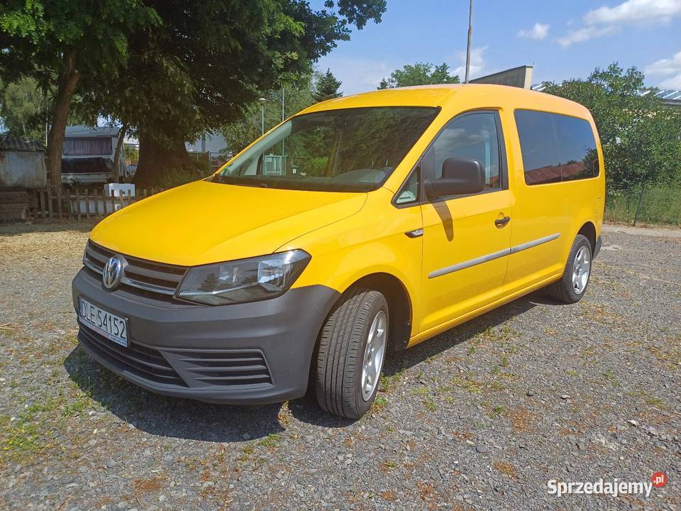 VW Caddy MAXI 20 TDICR 102 2019r klimatyzacja ogranicznik prędkości Caddy Lubin