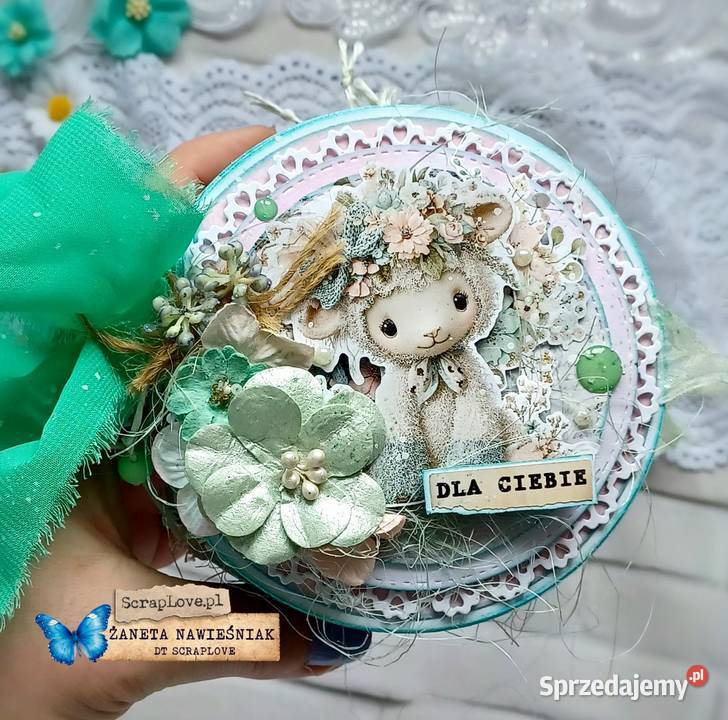 Mini albumik wielkanoc prezent zajączek małopolskie Mszana Dolna