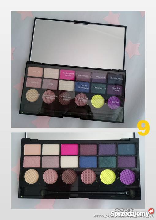 WYPRZEDAŻ PALETY Cienie Bronzery Róże Makeup Ostrołęka