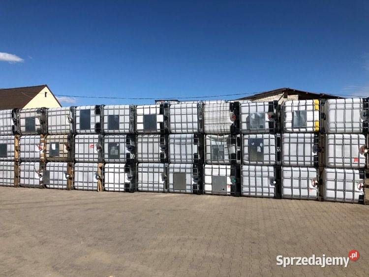 Czyste Pojemnik na wodę deszczówkę 1000 litrów Lutomierz sprzedam