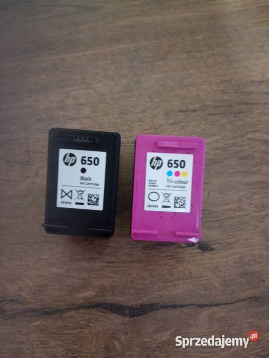 HP650 czarny HP650 kolor oryginał puste Szczecin