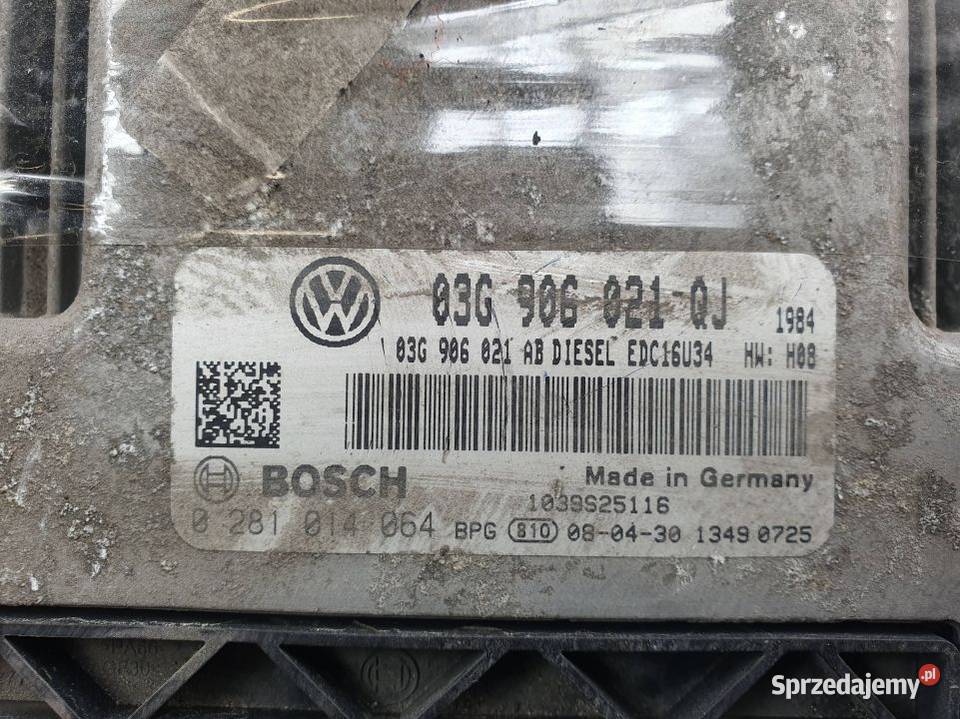 KOMPUTER SILNIKA ECU VOLKSWAGEN GOLF V Lipno sprzedam