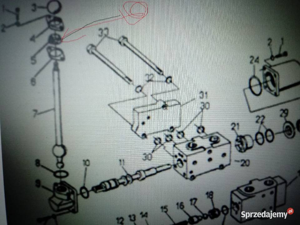 Zestaw uszczelek głowicy rozdzielacza Ursus C330 Warszawa