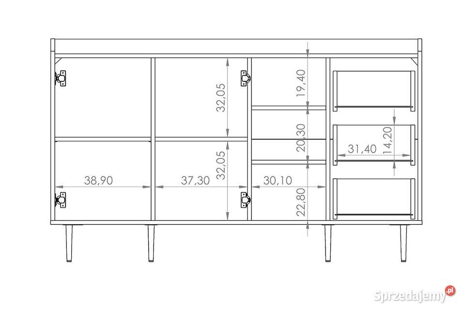 Komoda Vasina K2D3SZ Wieruszów
