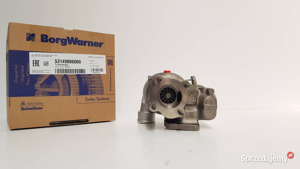 Turbosprężarka BorgWarner KKK 53149886000 osobowe sprzedam