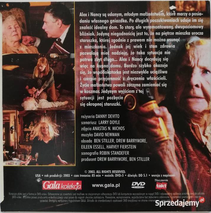 Starsza pani musi zniknąć DVD Ben Stiller Drew z gazety łódzkie Łódź sprzedam