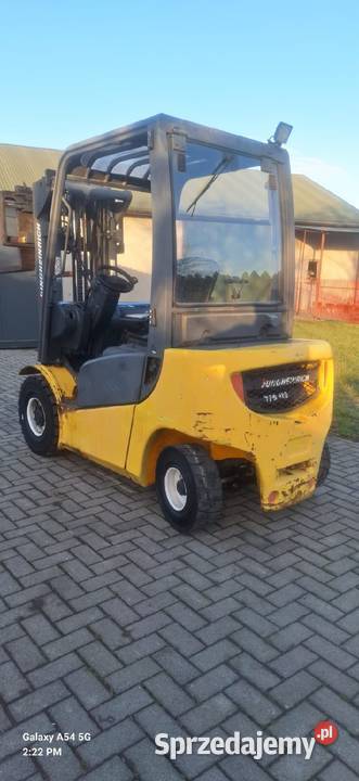 Jungheinrich DFG 425 maszt Triplex przesuw wolny Irządze