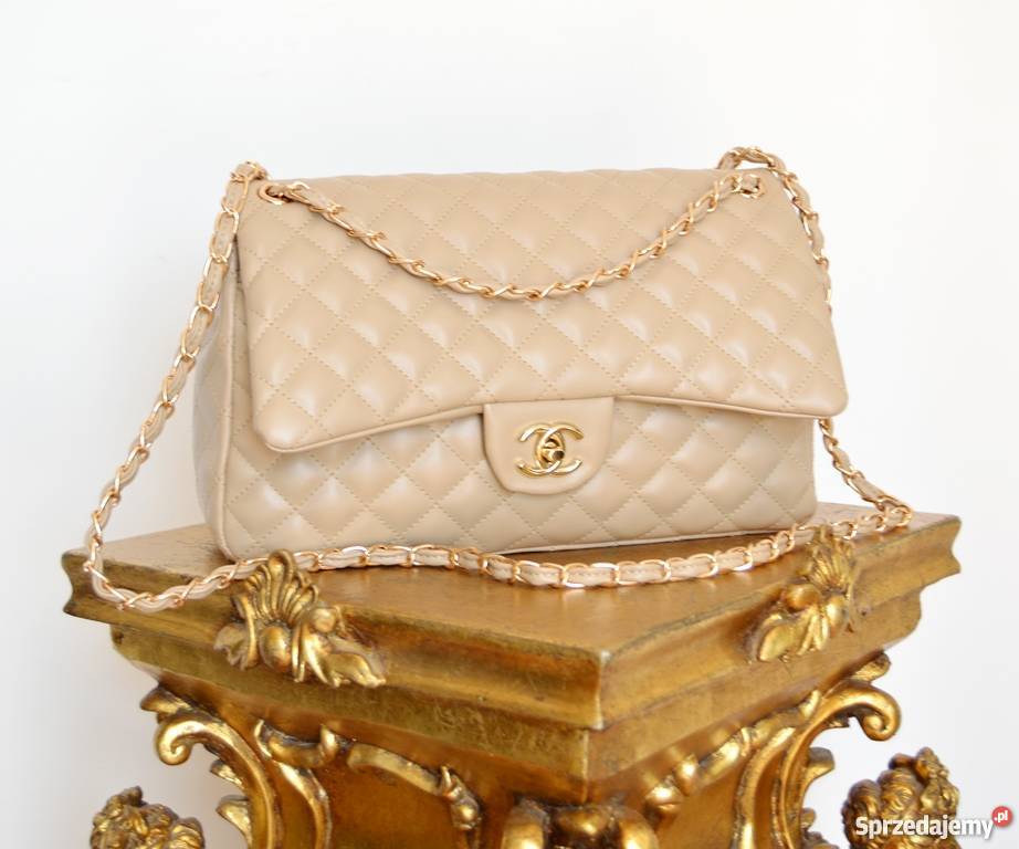 CHANEL 255 PIKOWANA TOREBKA ŁAŃCUSZEK CHANELKA Bydgoszcz