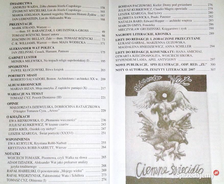 Zeszyty literackie 9932007 S Barańczak Ewa