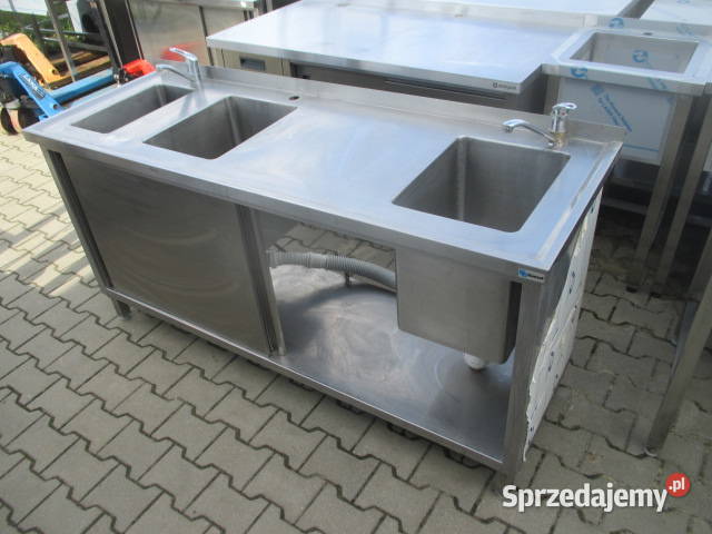 Zlew Gastronomiczny 3 Komorowy Z Drzwiami Ostrów Wielkopolski sprzedam