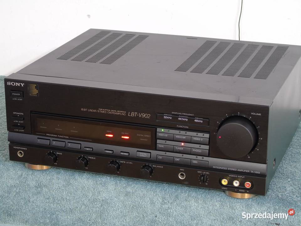 Wzmacniacz Sony TAV902 mocny i sprawny WYSYŁKA Wzmacniacze i pokrewne Jasło