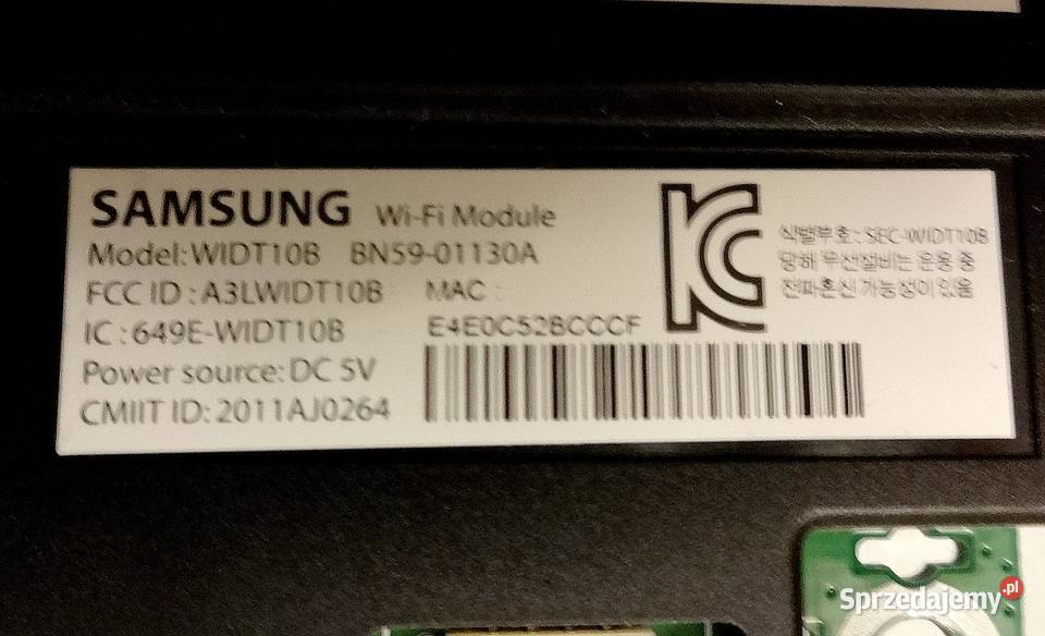 Samsung 51D6900DS WiFi WIDT10B BN5901130A Szczecin