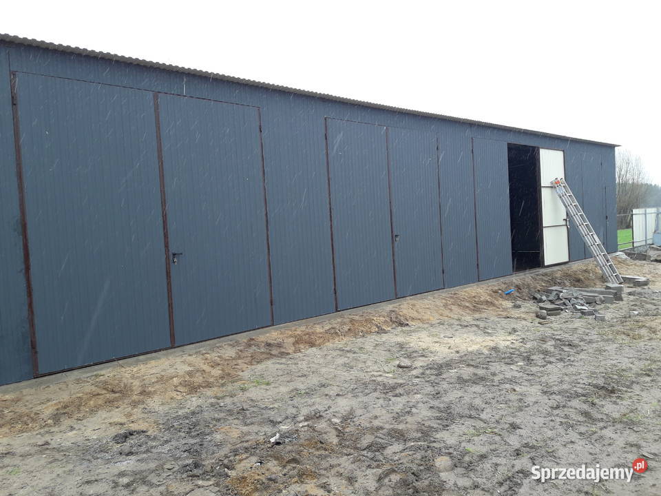 Garaż Blaszany Wiata Blaszana Hala Magazyn blacha
