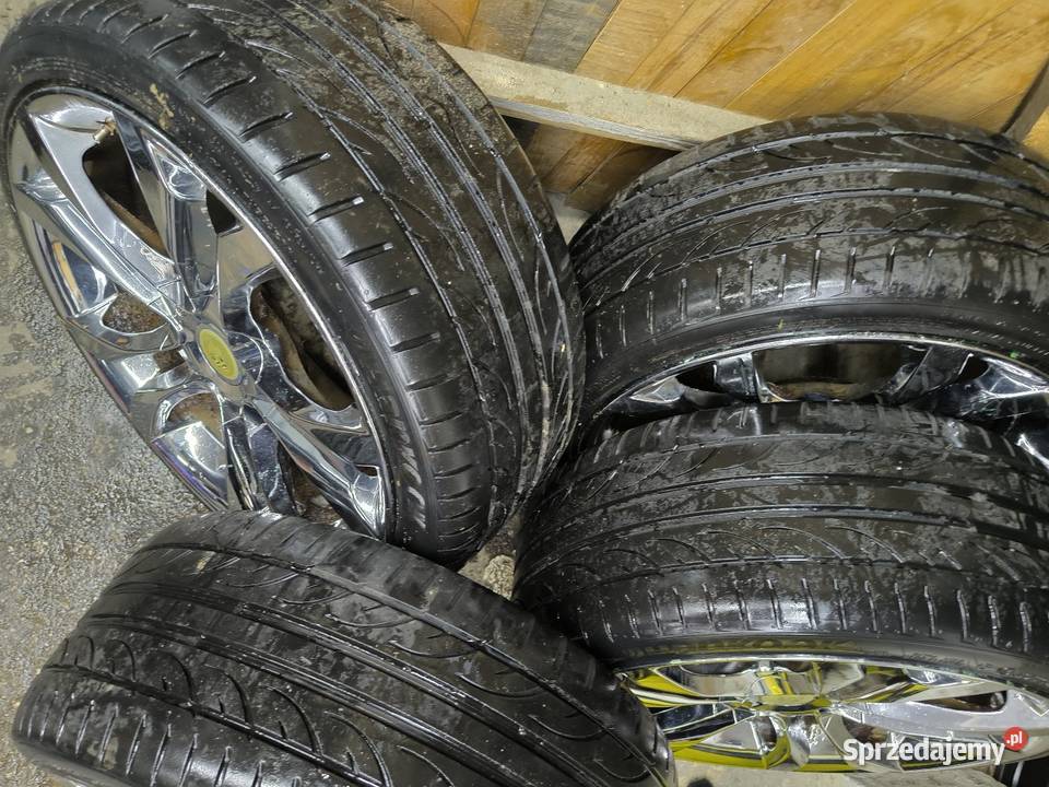 Komplet felg chromy sr 19 5x112 Motoryzacja Jastrzębie-Zdrój sprzedam