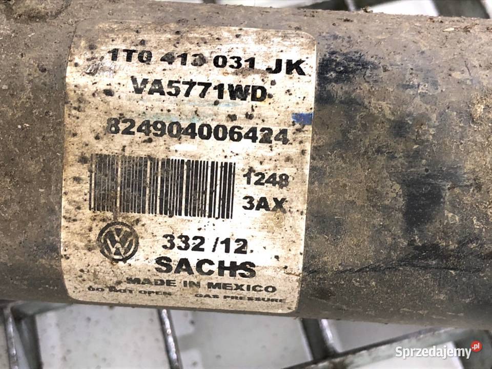 AMORTYZATOR LEWY PRZÓD ZE SPRĘŻYNĄ VW GOLF VI 16