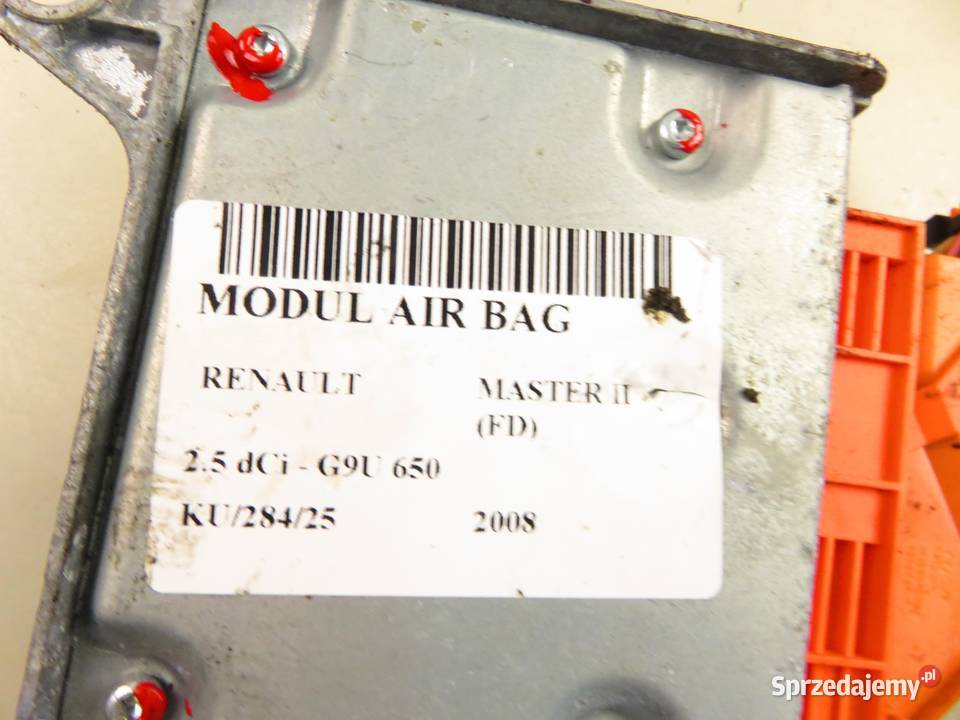 MODUŁ AIRBAG RENAULT MASTER II FD 605045200 osobowe