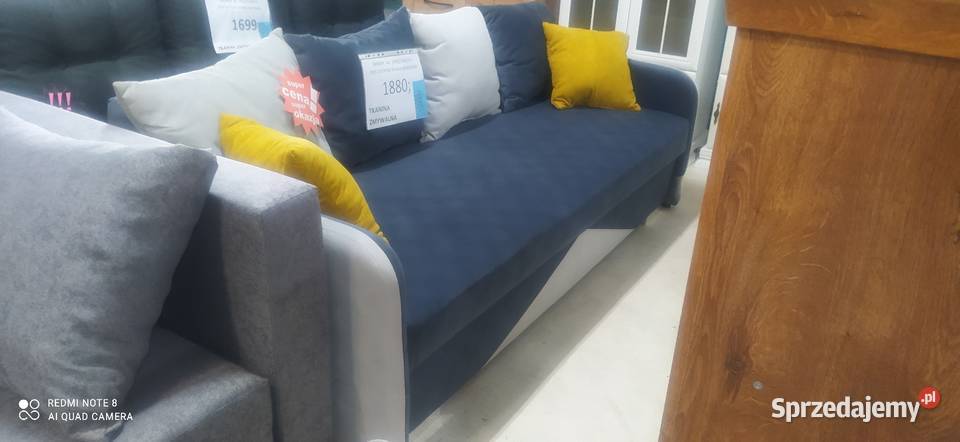 KANAPA NA SPRĘŻYNACH Z DUŻĄ POWIERZCHNIĄ SPANIA Toruń