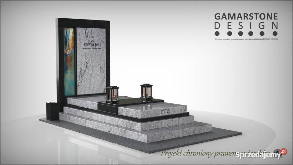 Nowoczesne Nagrobki GRANIMAX Nitner Rybnik