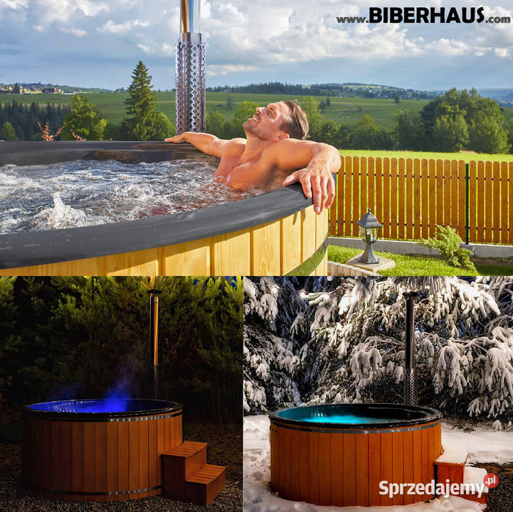 BALIA Ogrodowa Jacuzzi PIEC Hydromasaż 200 LED małopolskie Nowy Targ