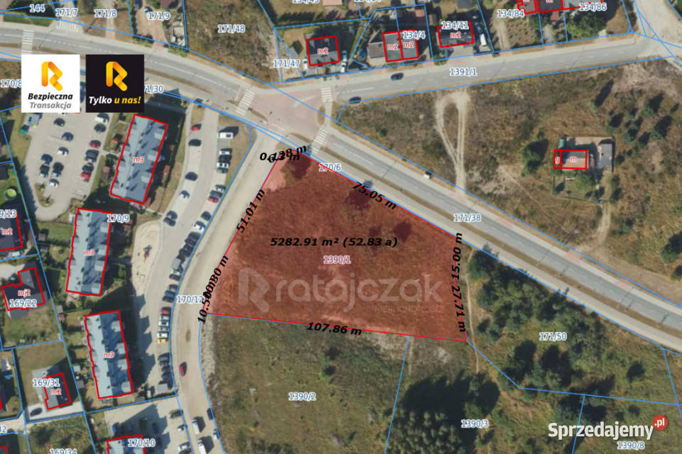 sprzedaży działki Reda 5330m2 sprzedam