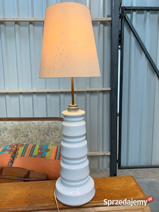 Porcelanowa lampa wysokość 104 masywna Możliwość Warszawa